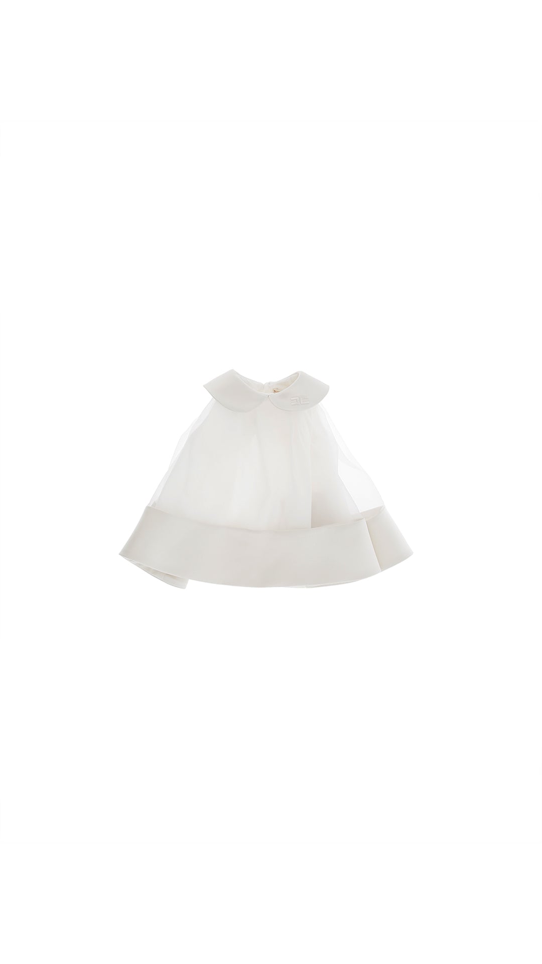 ORGANZA DRESS WITH RA DETAILS