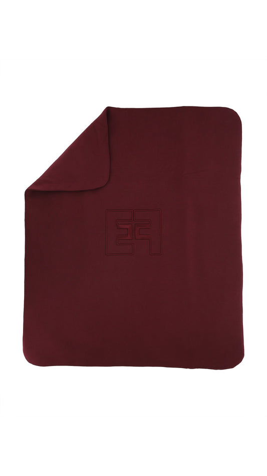EF EMBROIDERED FLEECE BLANKET