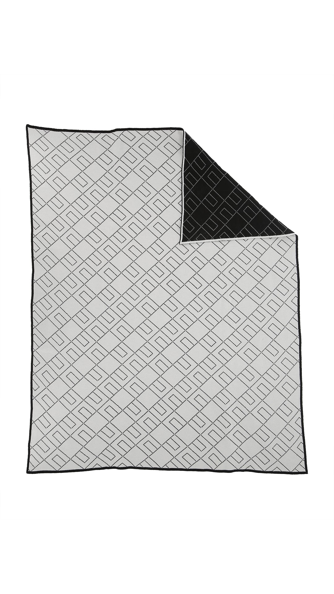 MILK/N LOGO JACQUARD TRICOT BLANKET