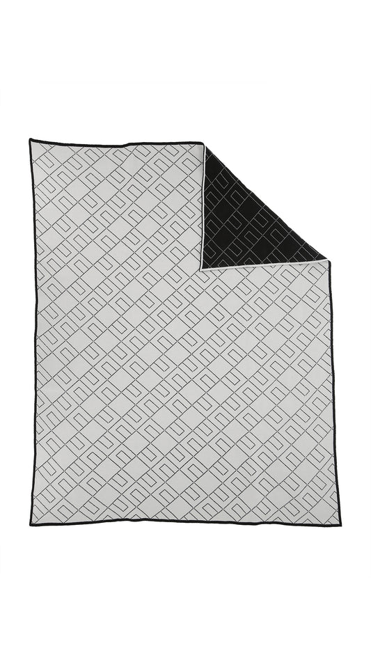 MILK/N LOGO JACQUARD TRICOT BLANKET