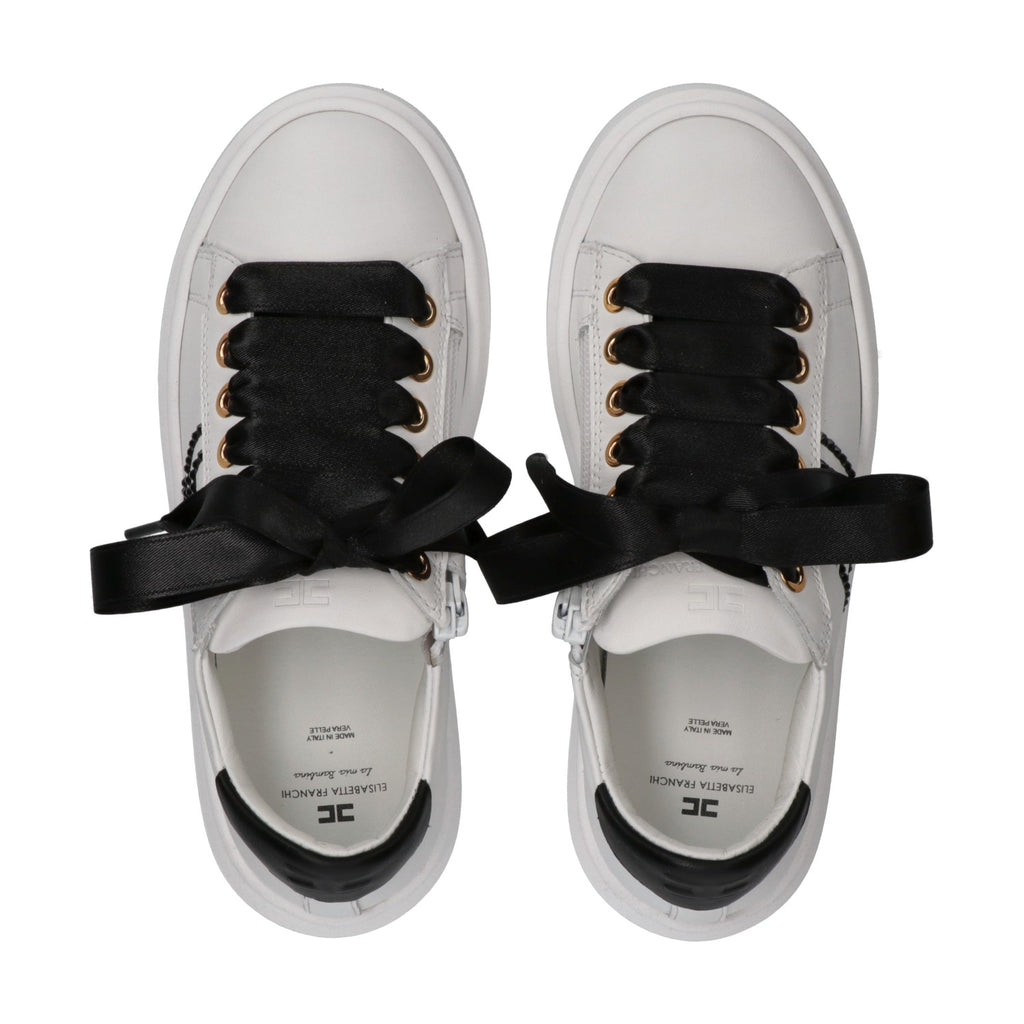 LOW CUT LACE-UP SNEAKERS