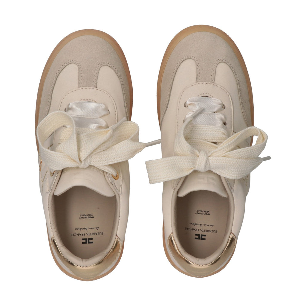 LOW CUT LACE-UP SNEAKERS