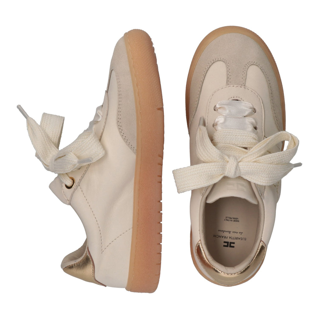 LOW CUT LACE-UP SNEAKERS