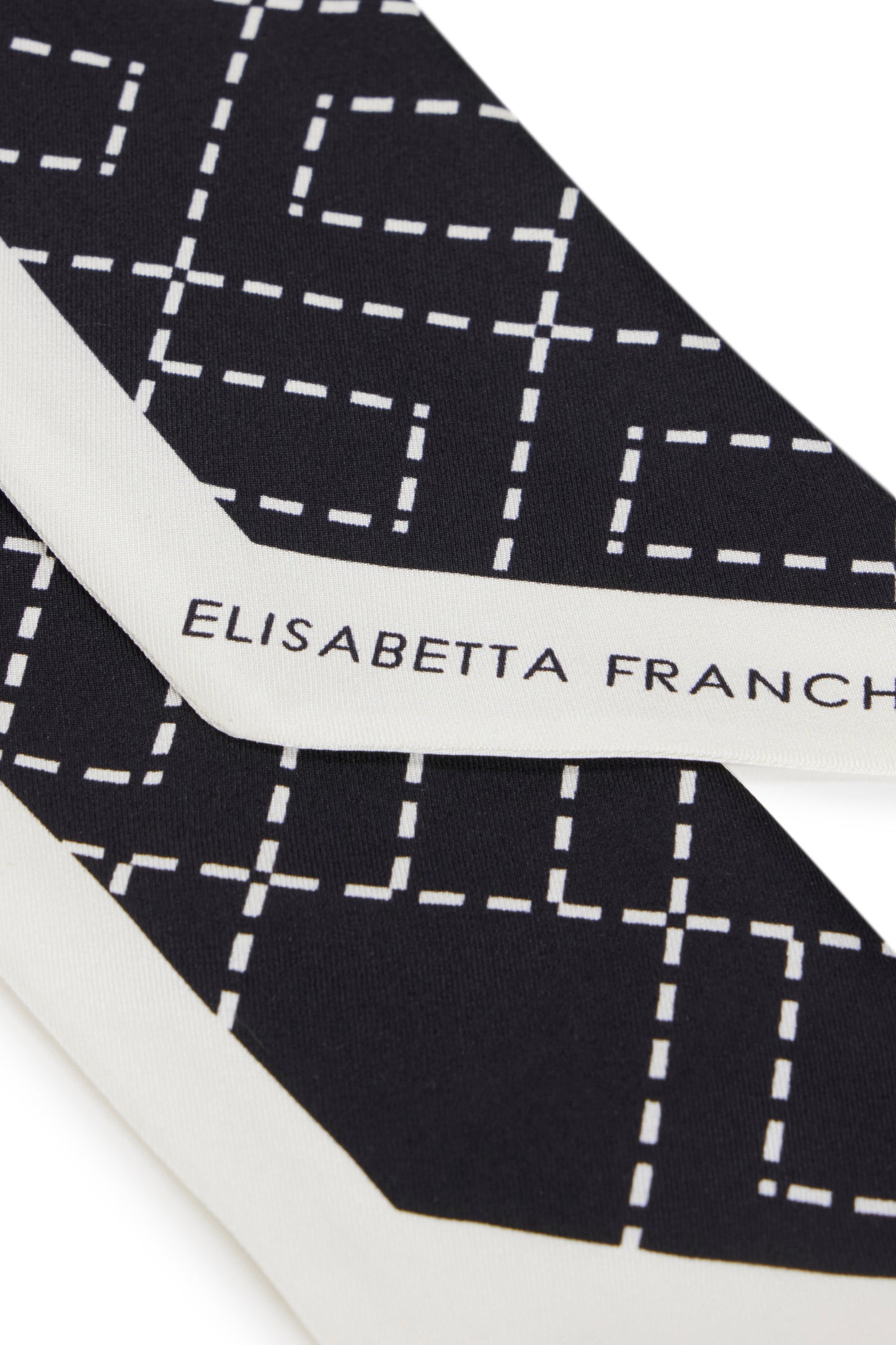 Silk twill foulard scarf