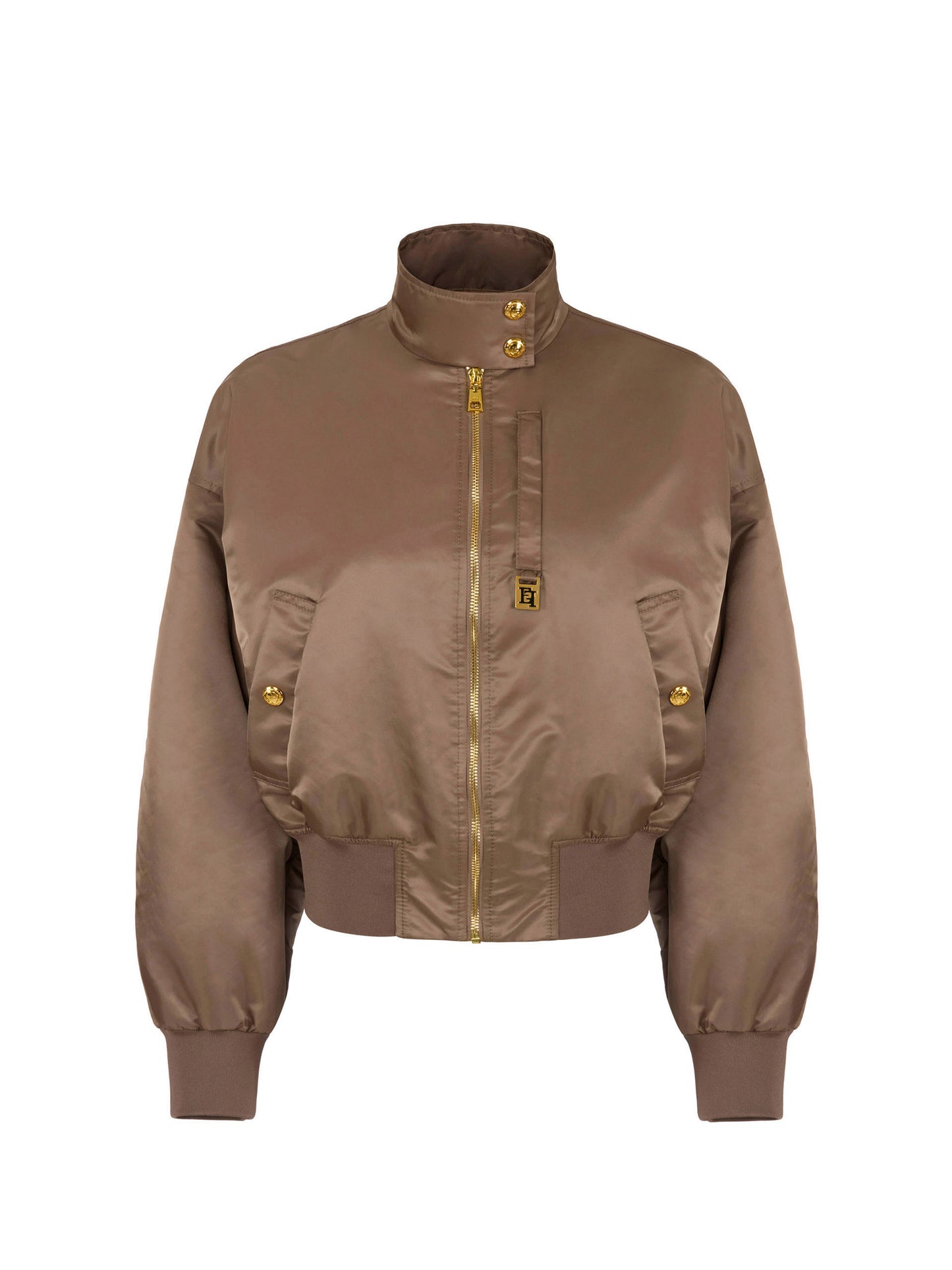 Bomber jacket in nylon fabric