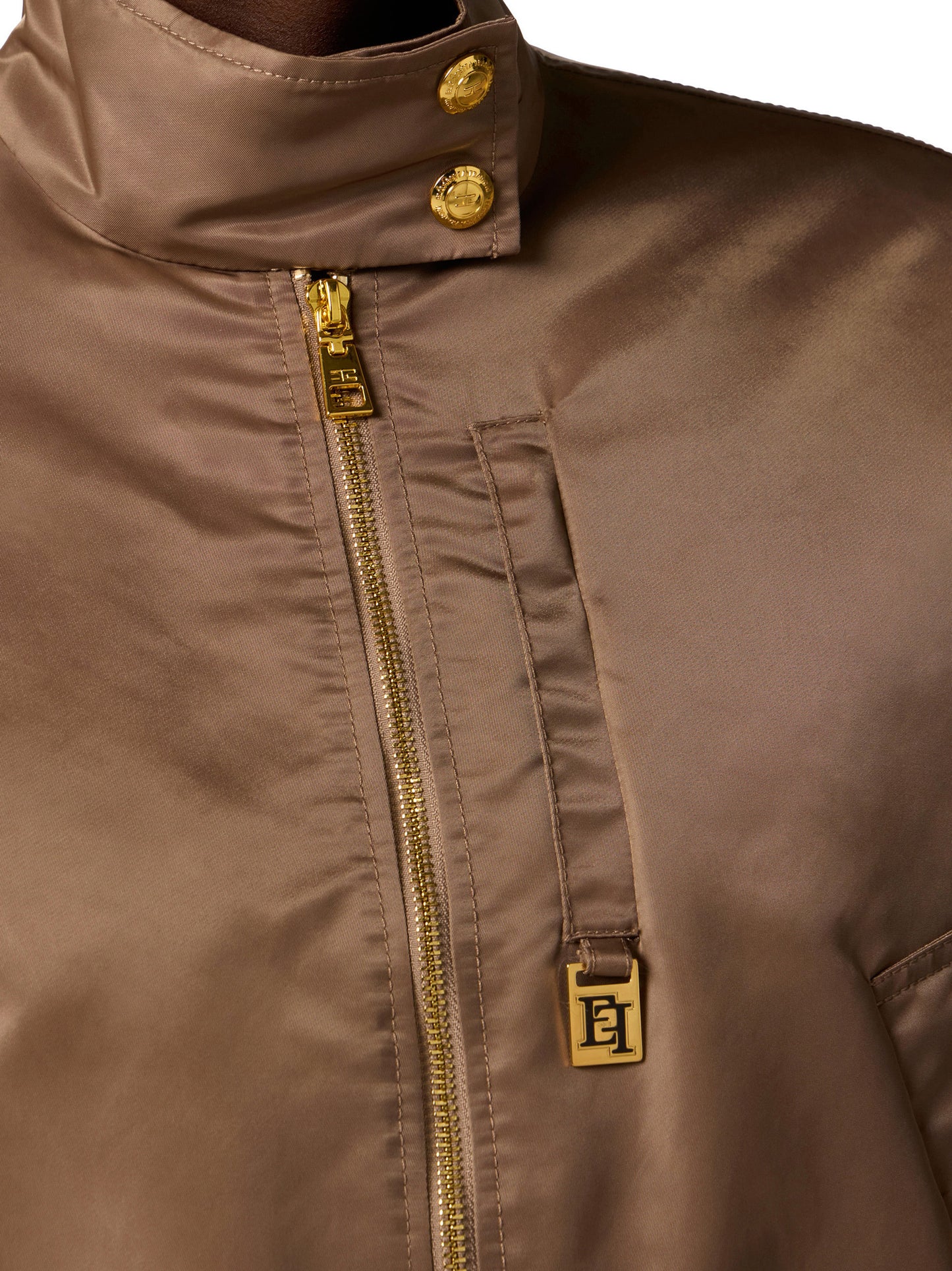 Bomber jacket in nylon fabric