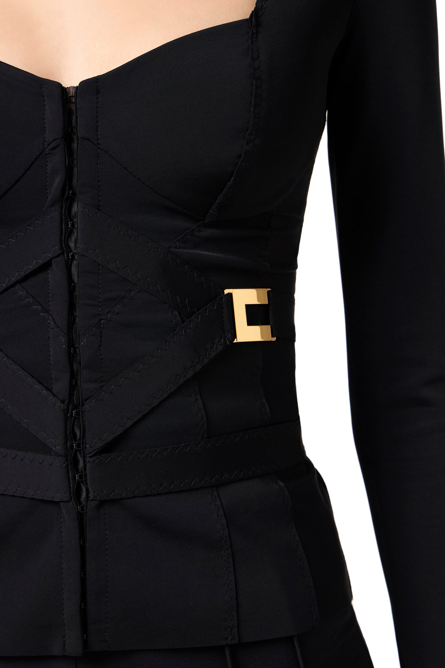 Jacket in bi-elastic fabric