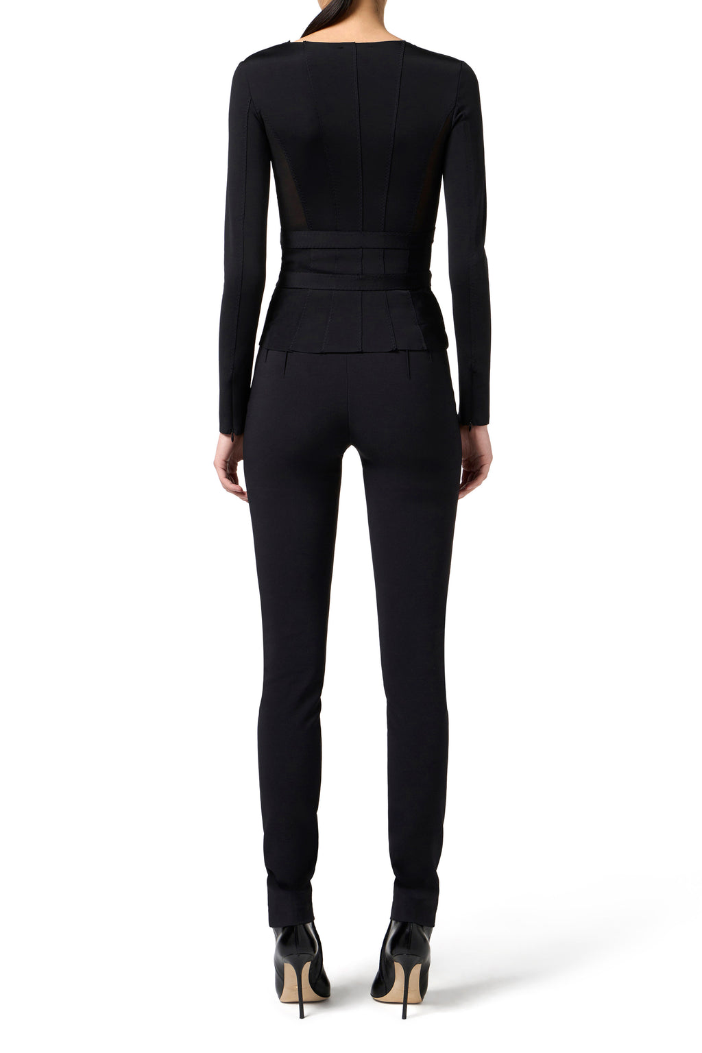 Jacket in bi-elastic fabric