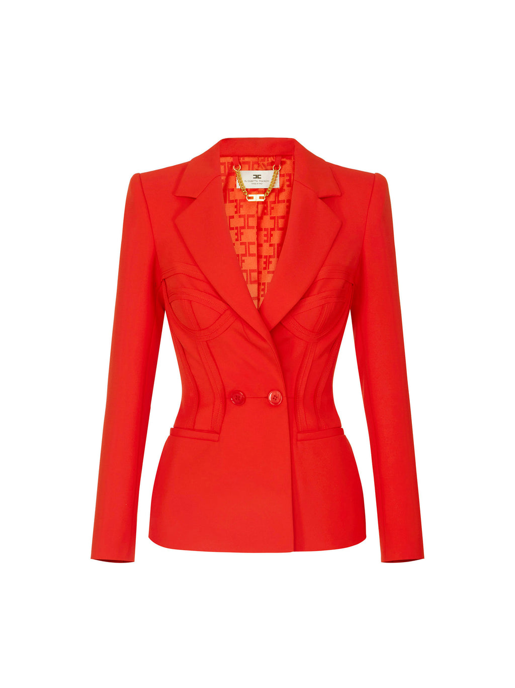Double-breasted jacket in cool wool