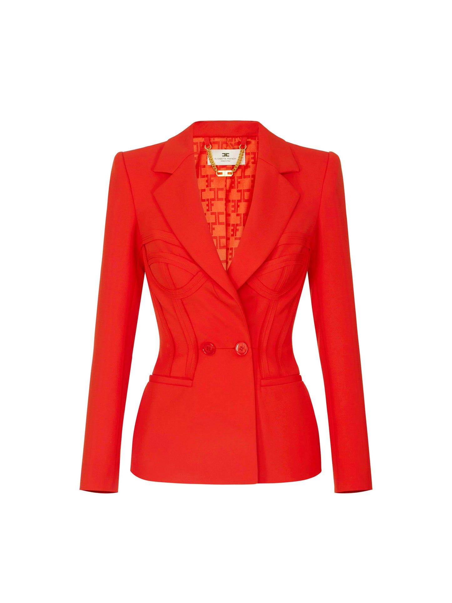 Double-breasted jacket in cool wool