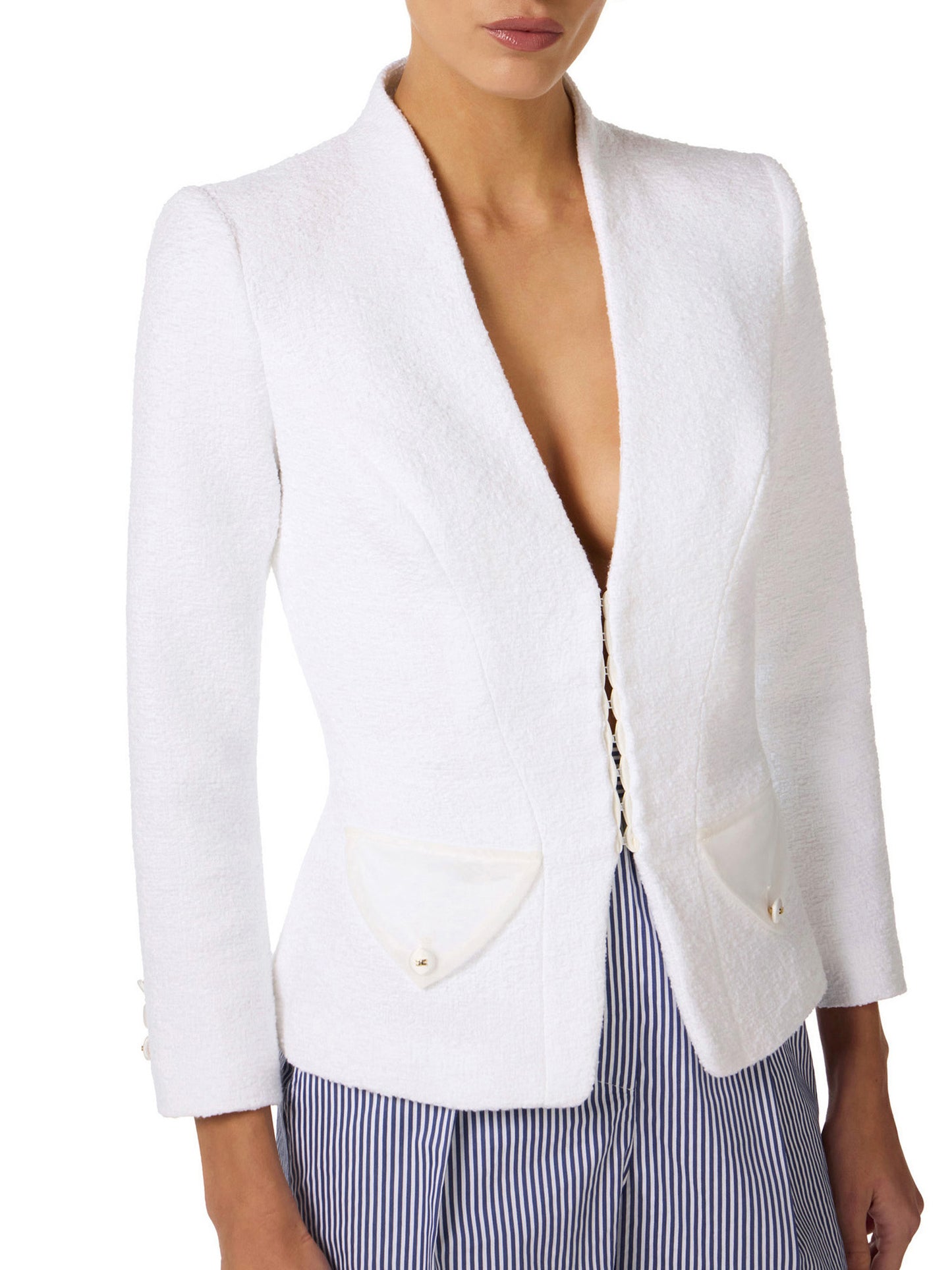 Bouclé tweed jacket