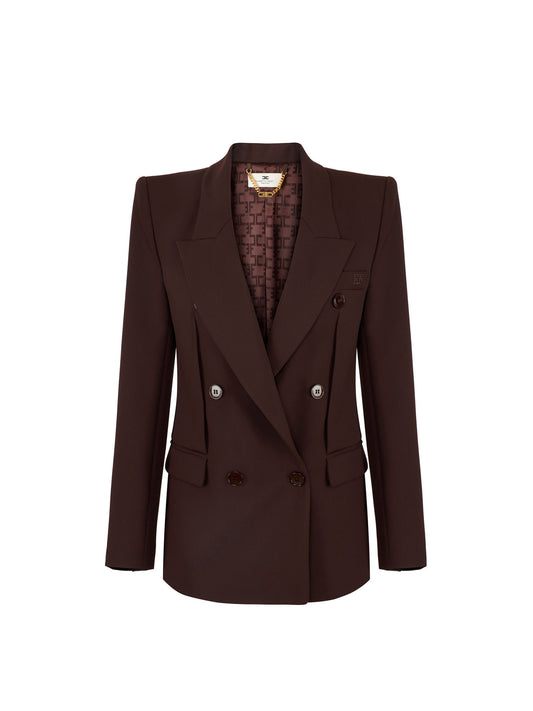 Jacket in lightweight crêpe