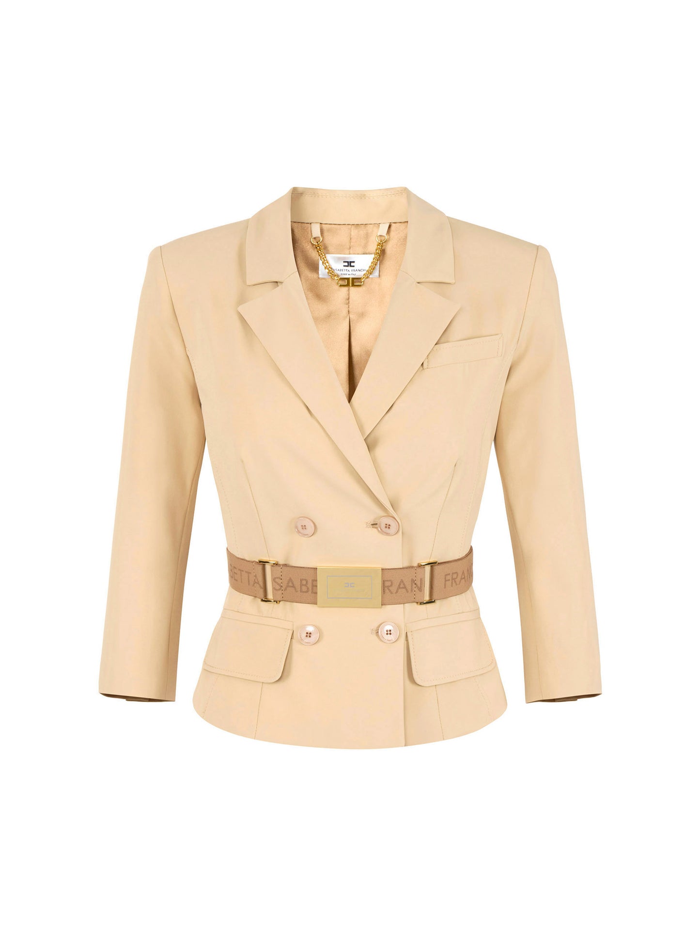 Technical bi-elastic fabric jacket