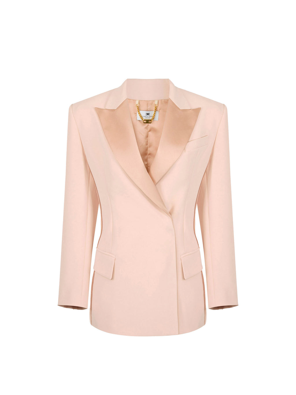 Jacket made of lightweight crêpe fabric and satin