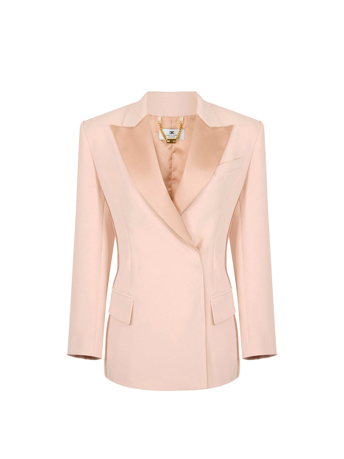Jacket made of lightweight crêpe fabric and satin
