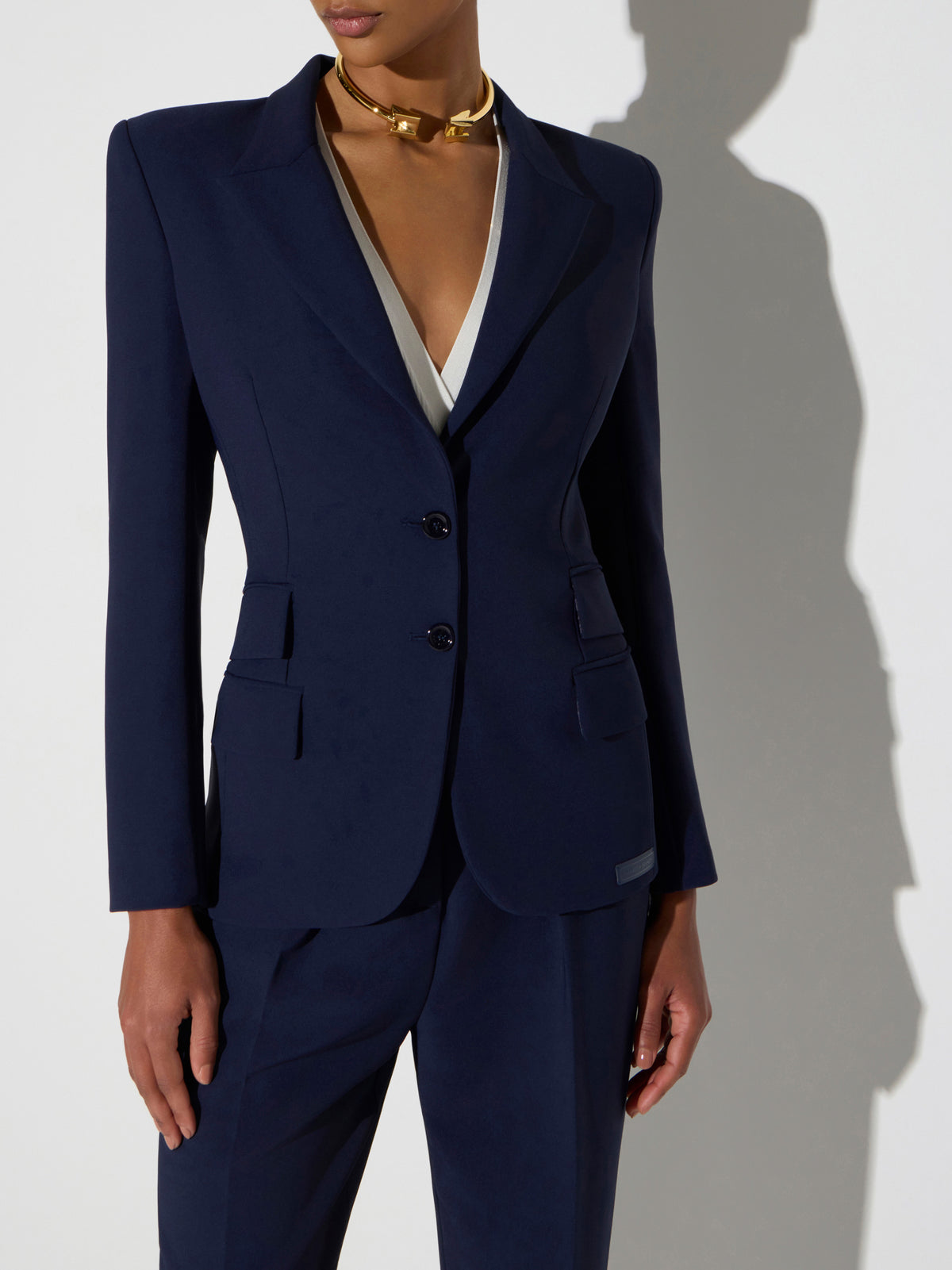 Jacket in lightweight crêpe