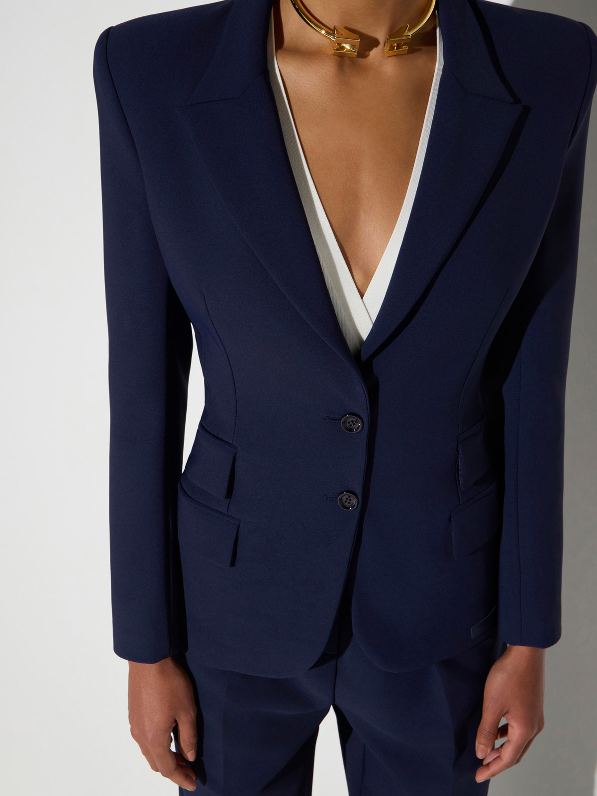 Jacket in lightweight crêpe