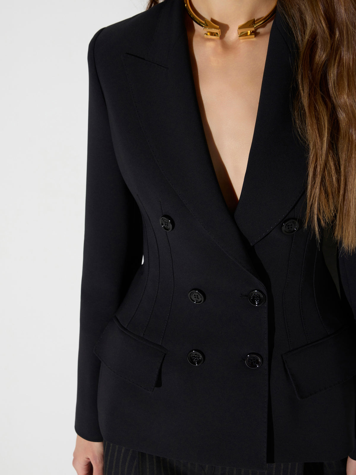 Jacket in lightweight crêpe