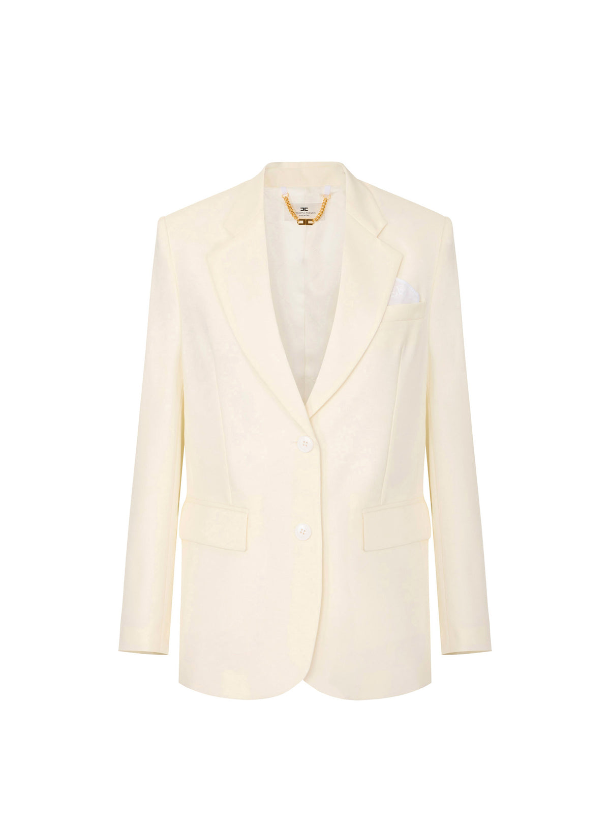 Jacket in gabardine fabric