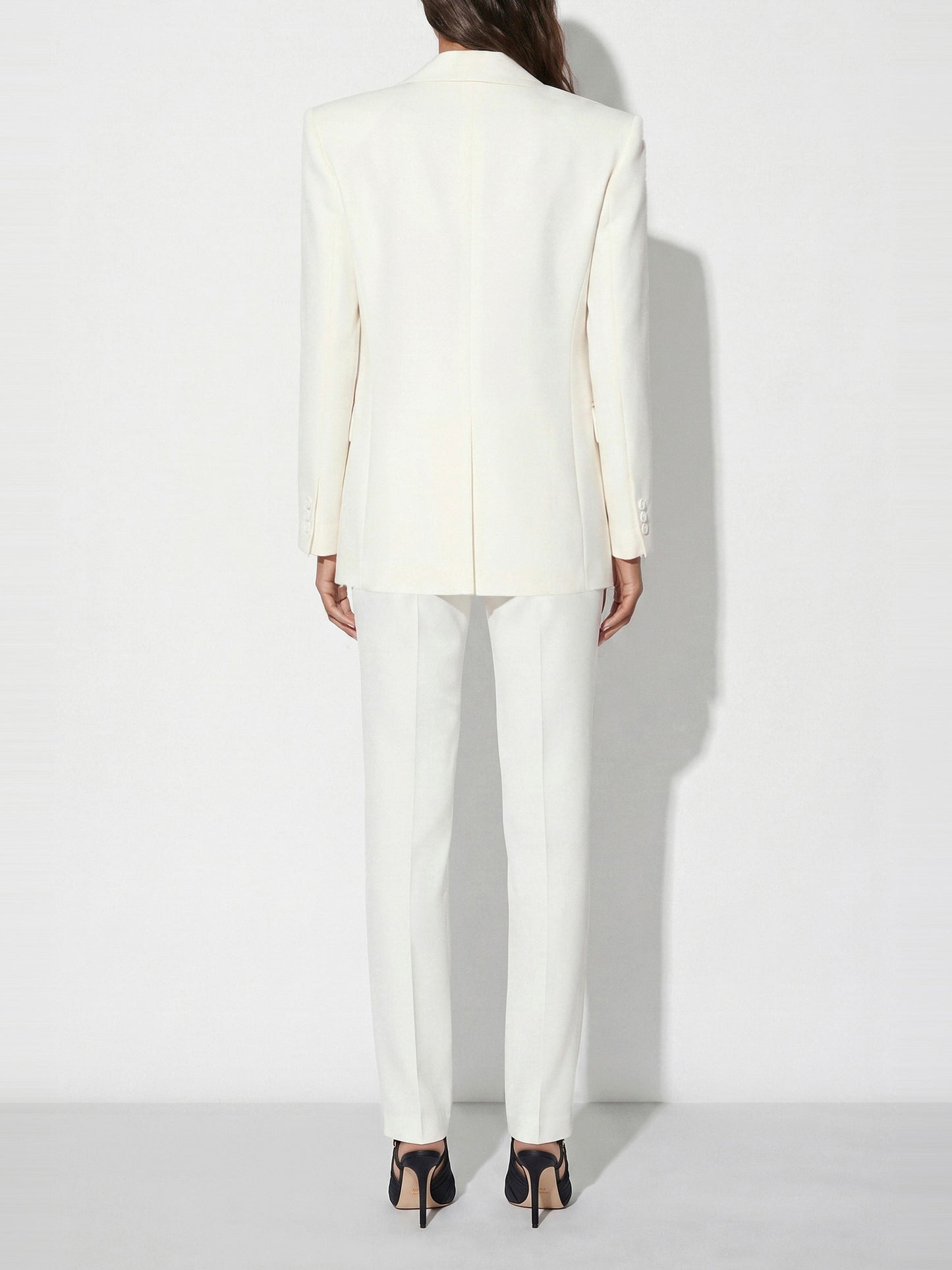 Jacket in gabardine fabric