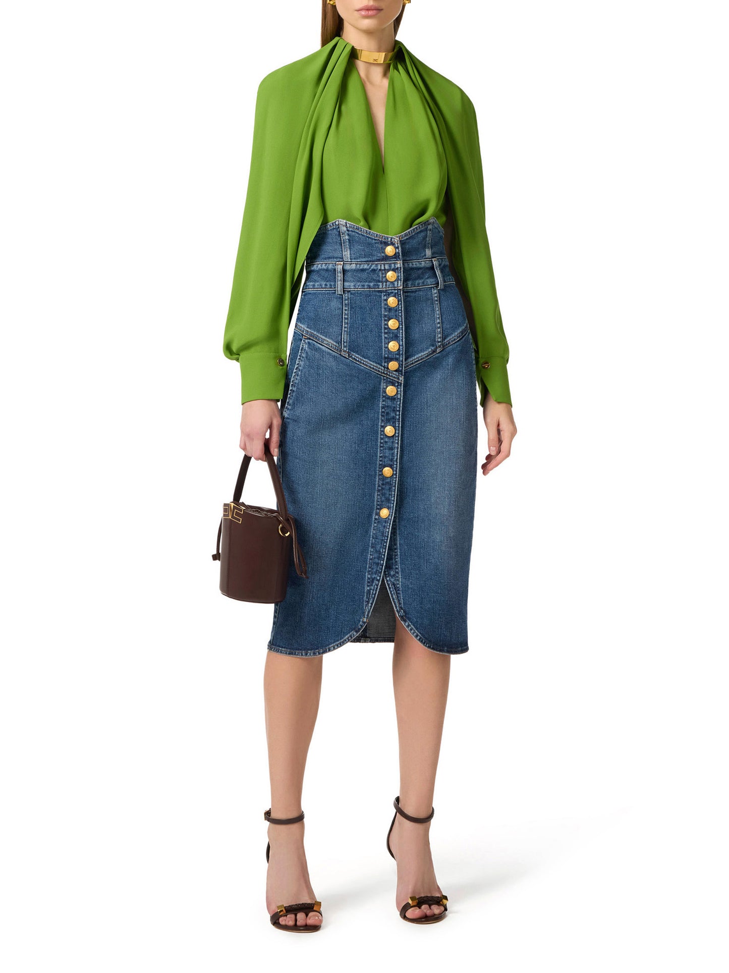 Denim skirt