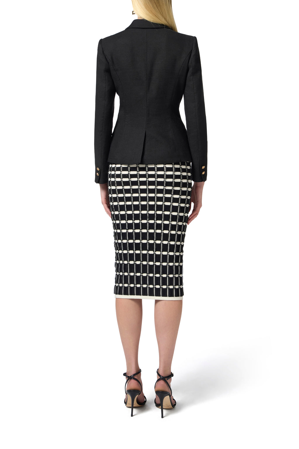 Viscose skirt with micro-ruffles | LAST PIECE: 42/44/46