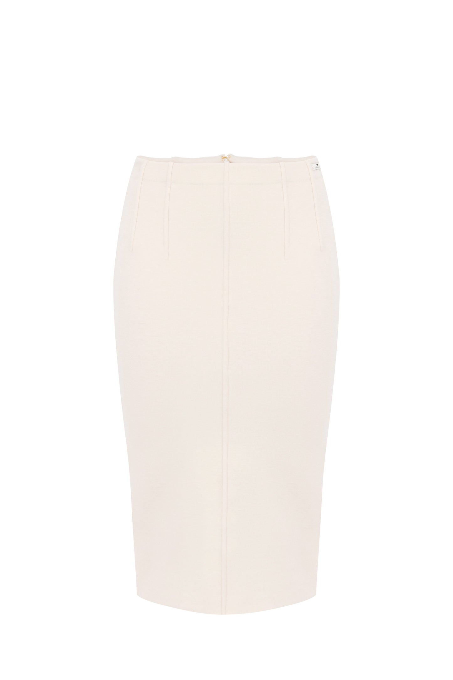 Knitted wool skirt