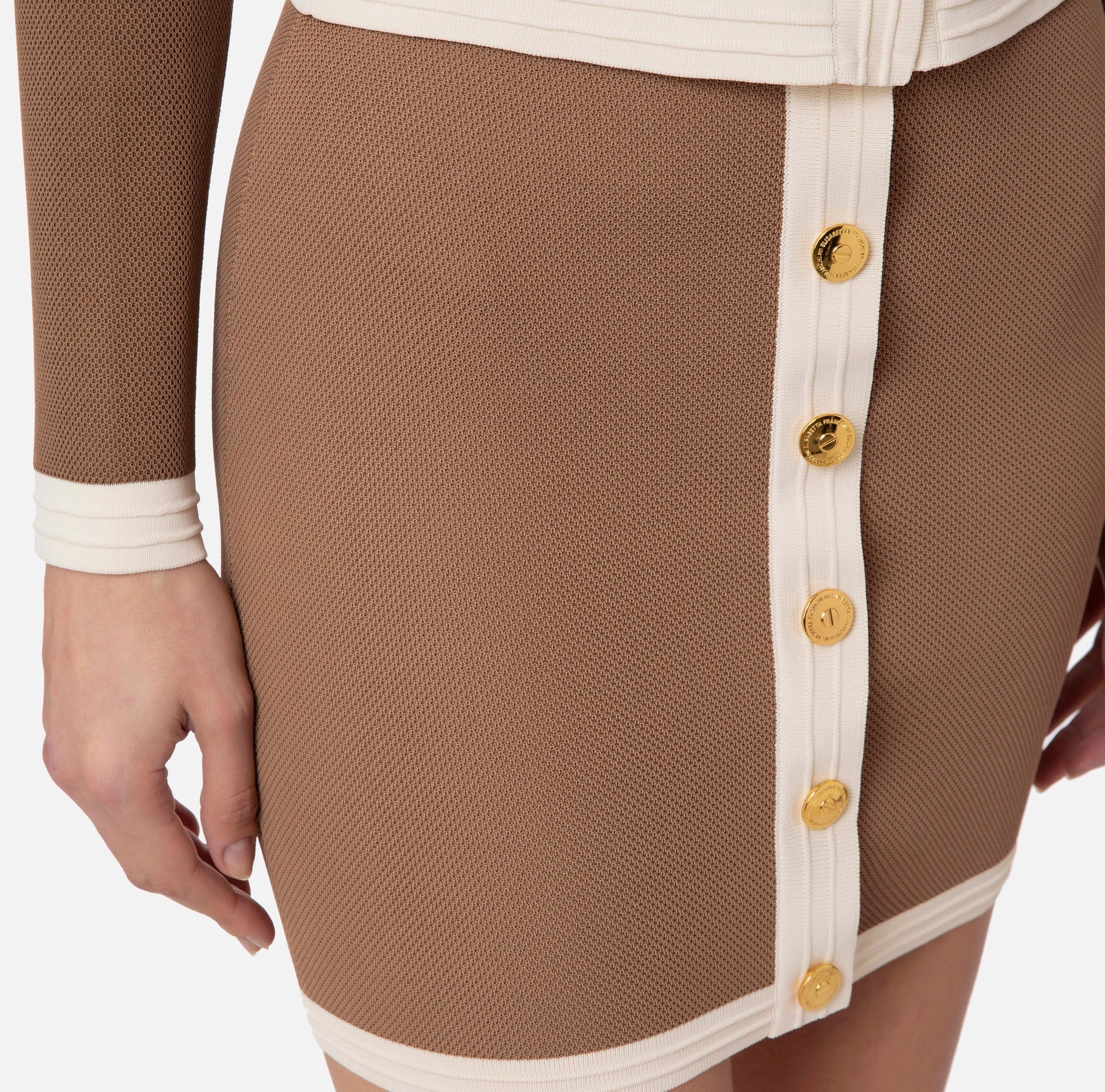 Piqué stitch miniskirt | LAST PIECE: 44