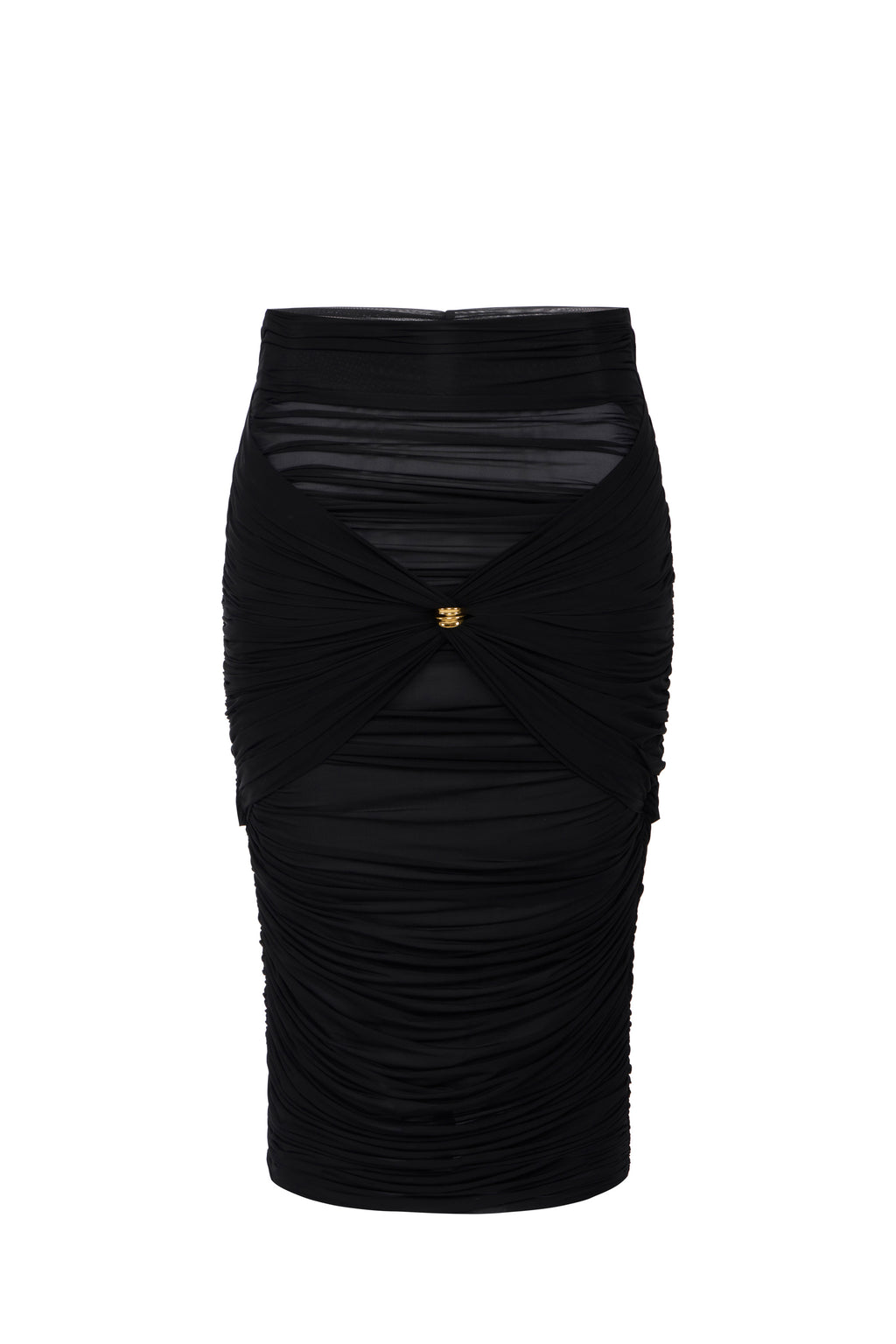 Stretch organza skirt with jewel detail | LAST PIECE: 44/46