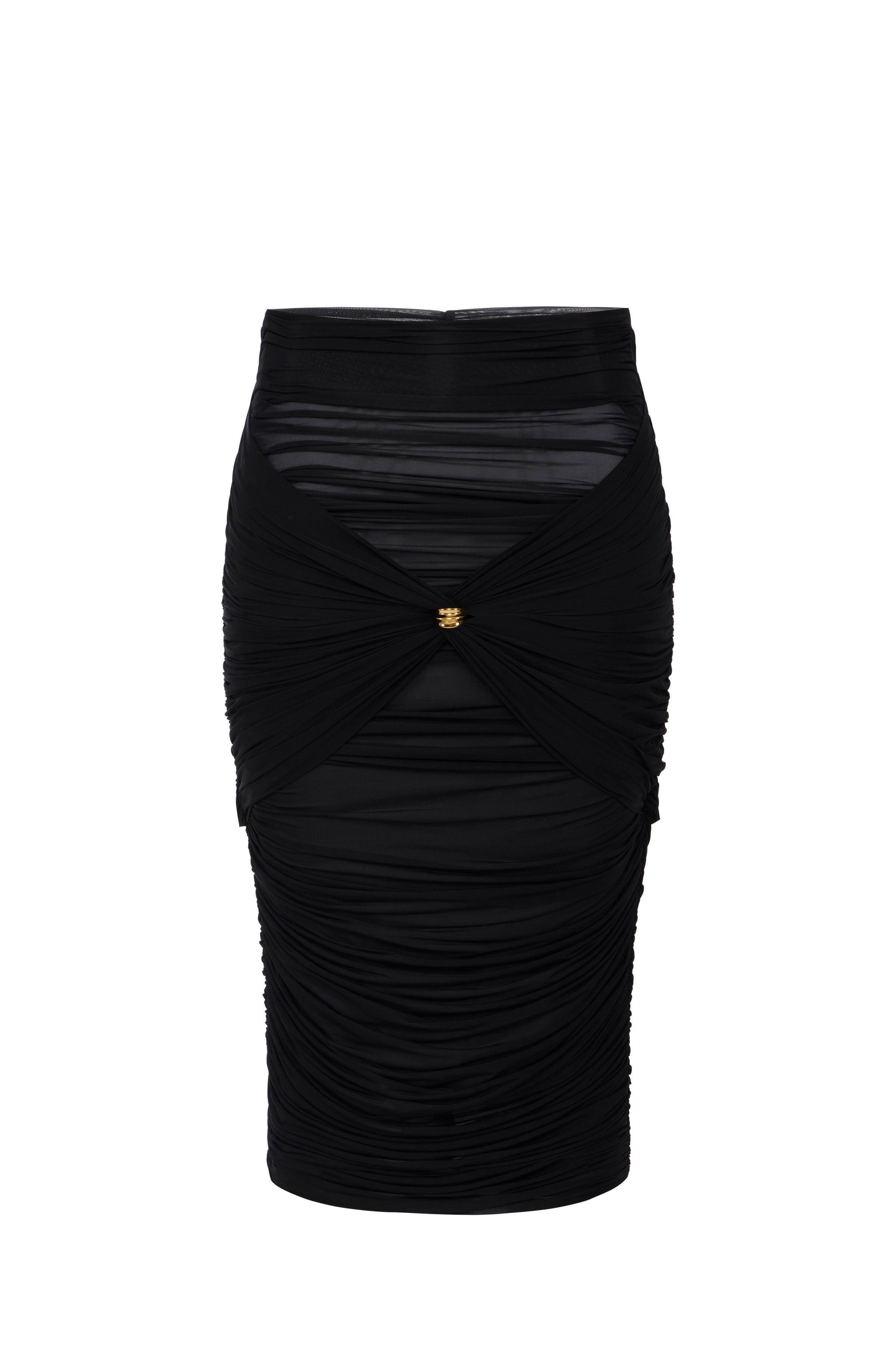 Stretch organza skirt with jewel detail | LAST PIECE: 44/46