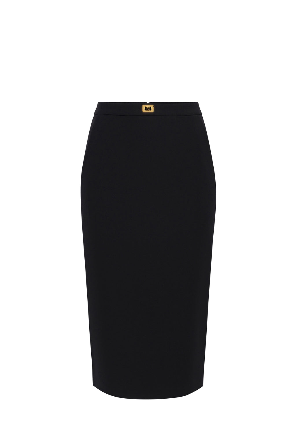 Crêpe skirt with satin bands | LAST PIECE: 40