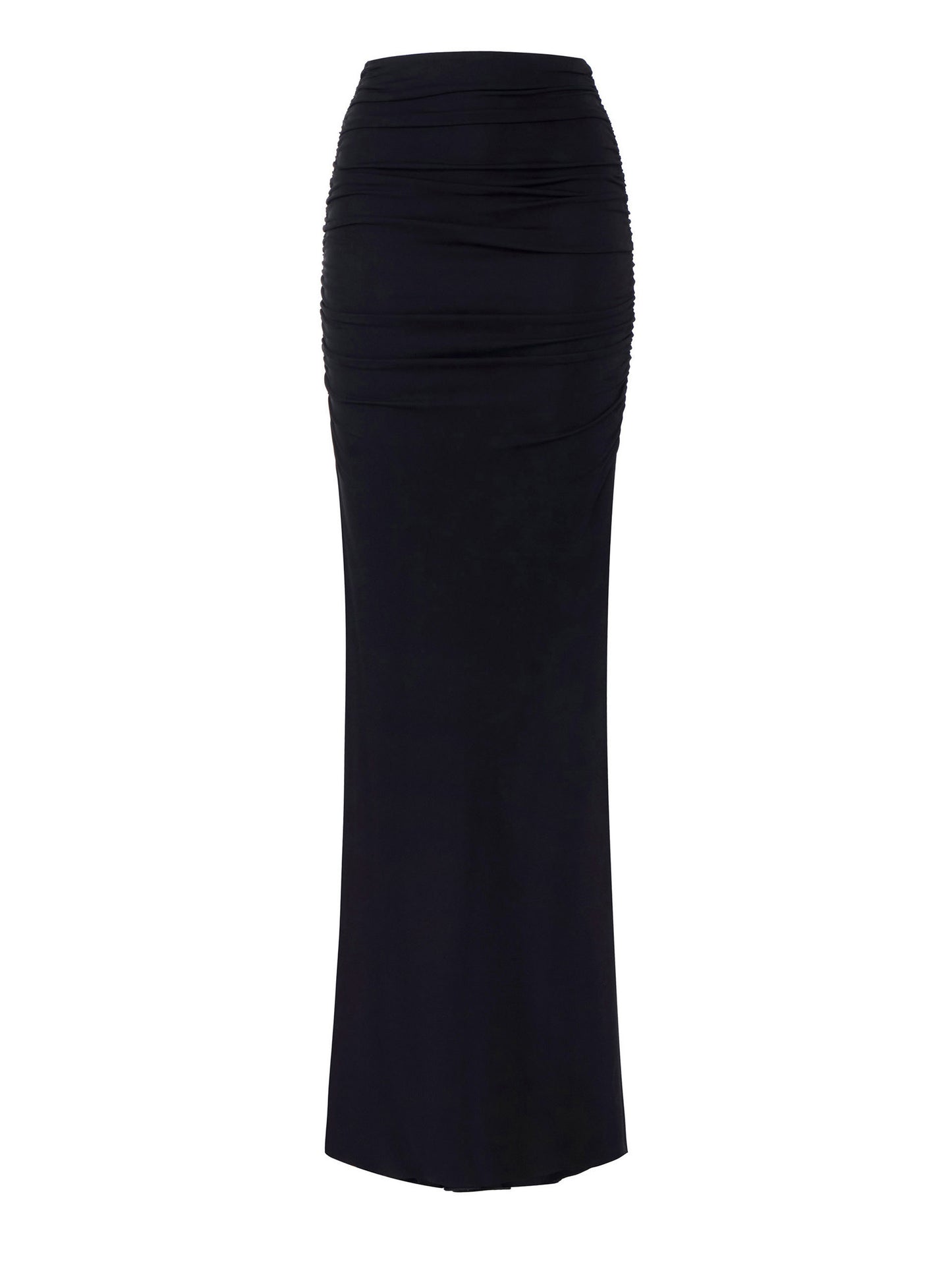 Crêpe jersey skirt with draping