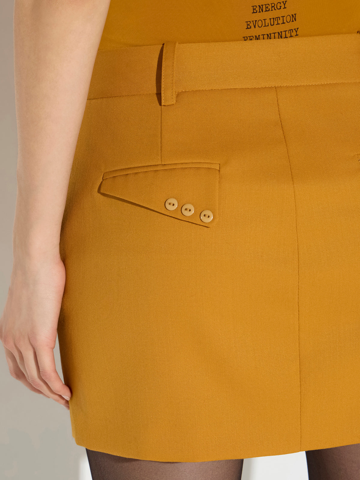 Gabardine skirt