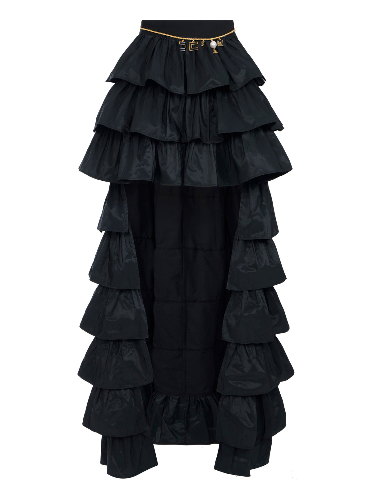 Skirt in taffeta voile fabric