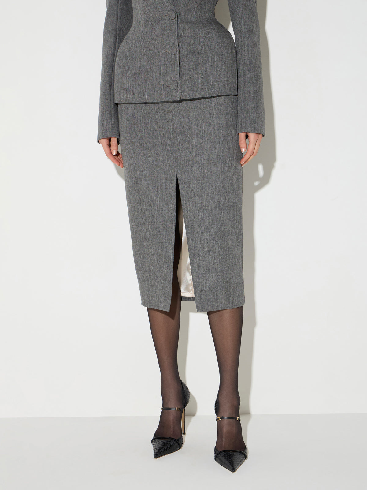 Wool skirt