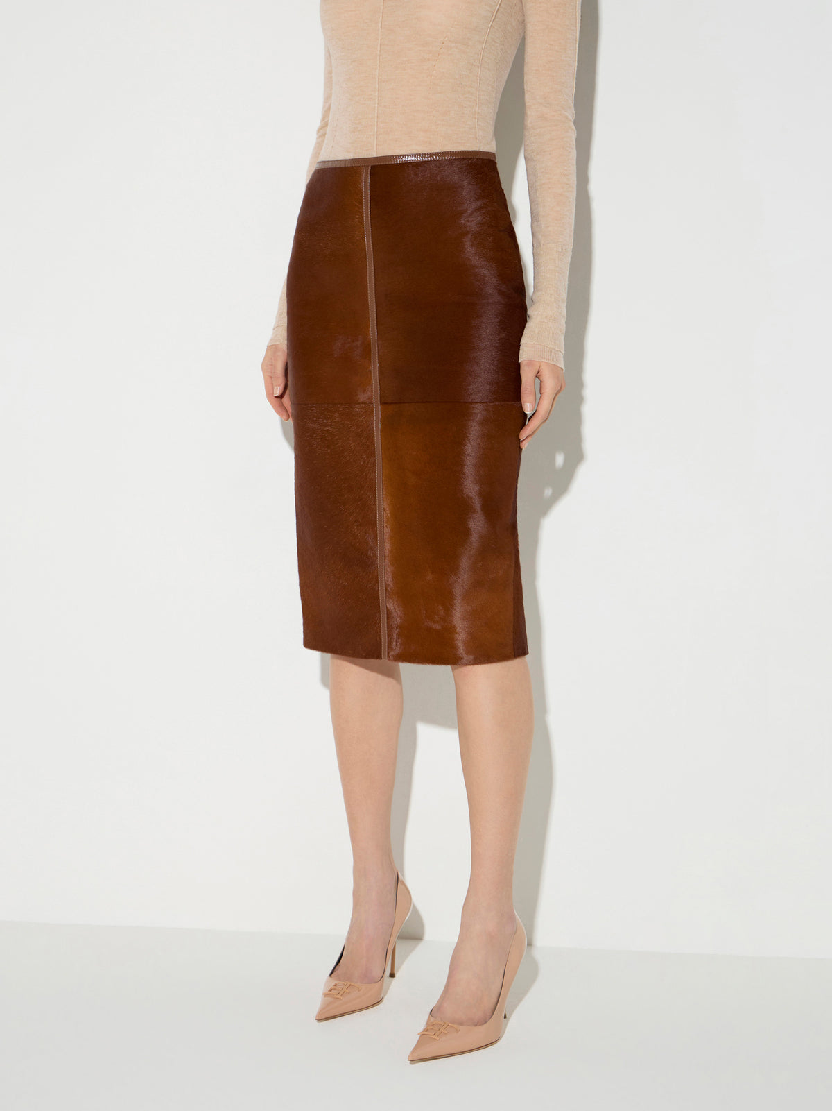 Cowhide skirt