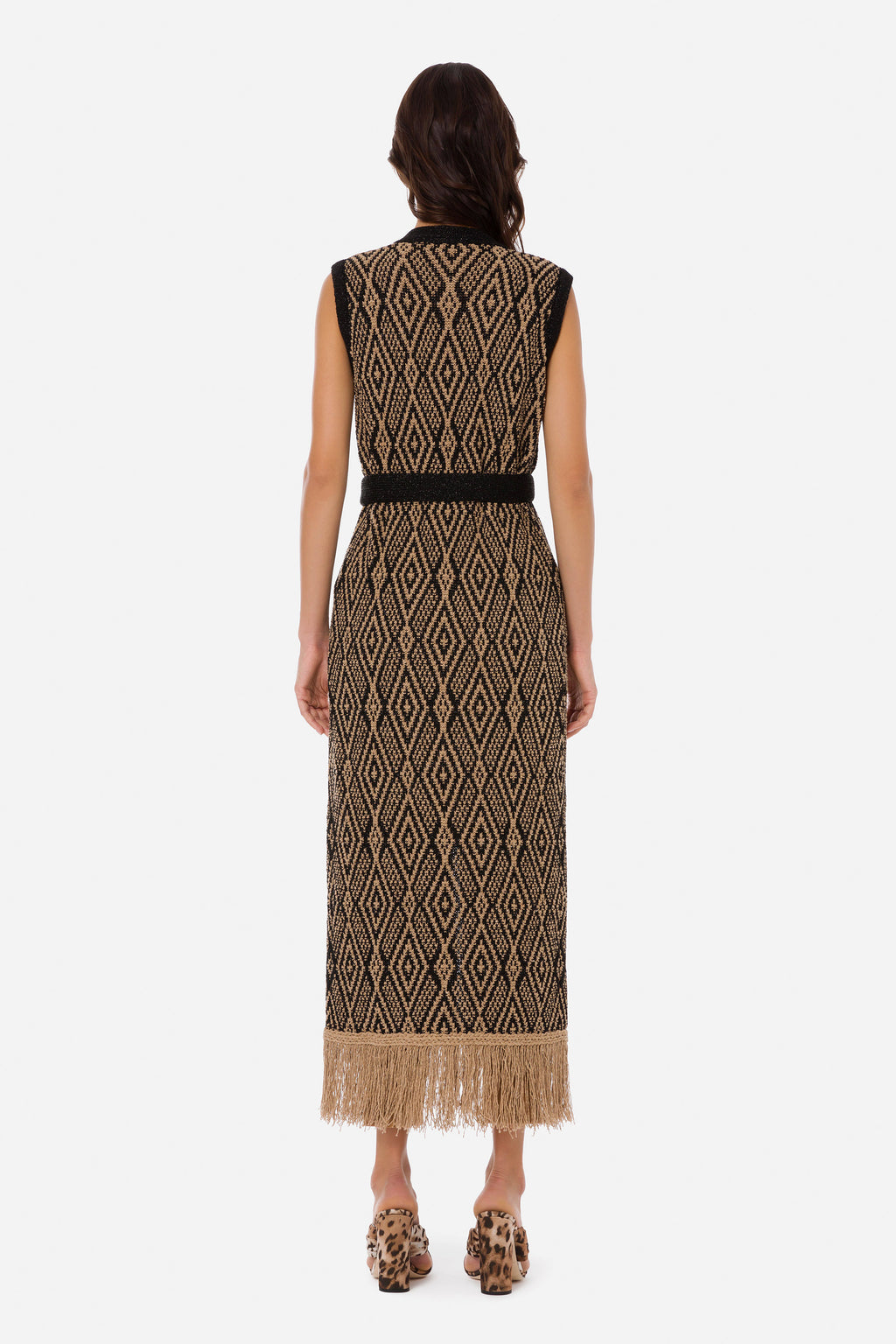 Elisabetta Franchi Long Knitted Vest | LAST PIECE: 40