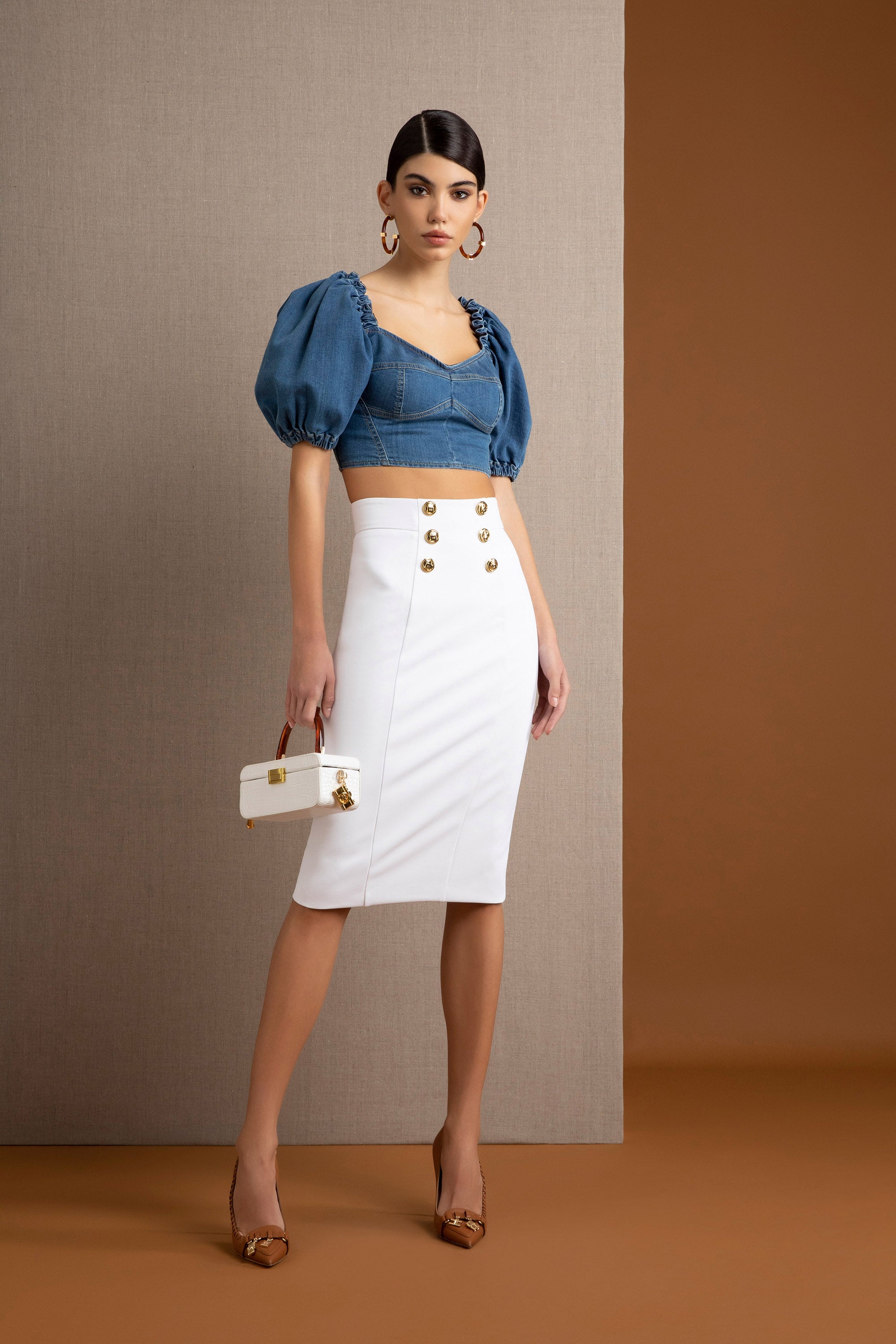 Denim Top | LAST PIECE: 44