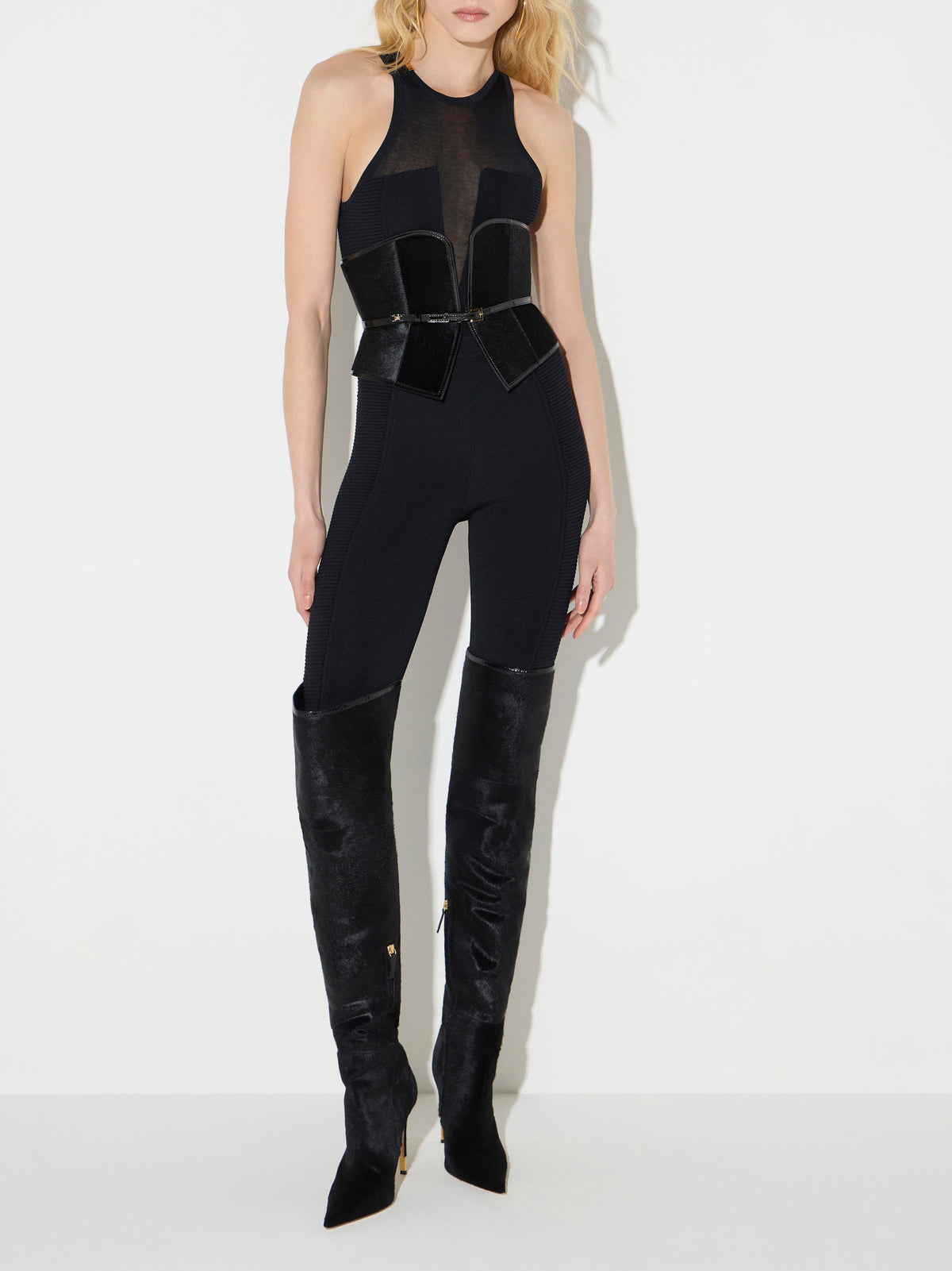 Knit jumpsuit