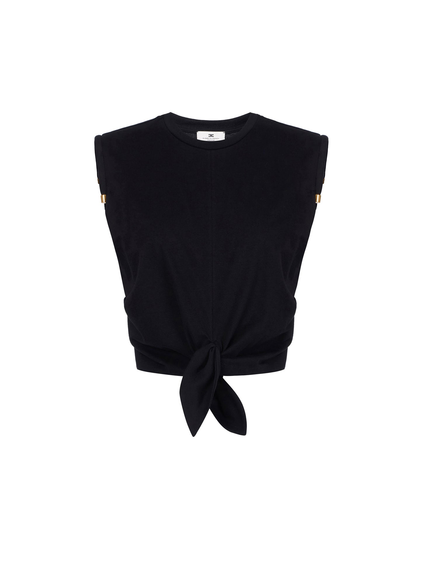 Jersey T-shirt with knot