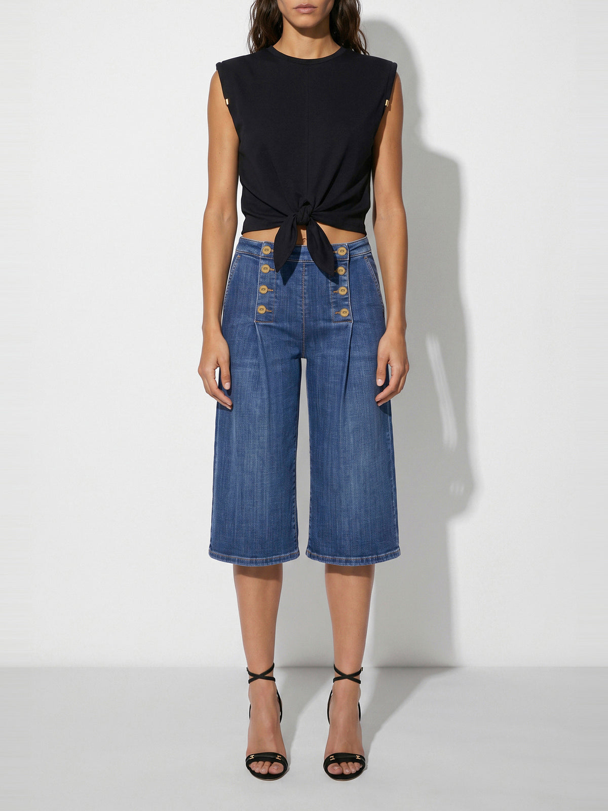 Jersey T-shirt with knot
