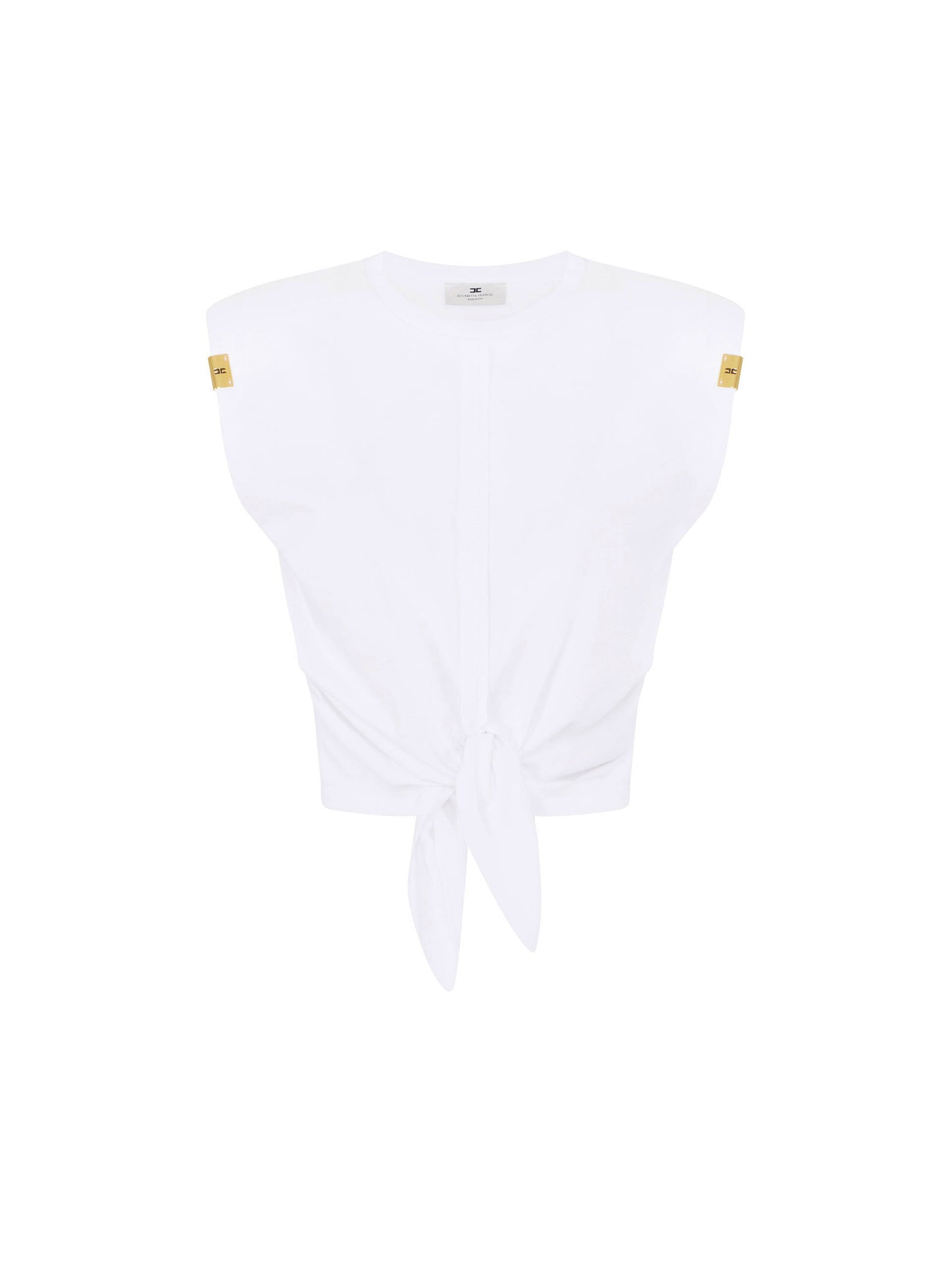 Jersey T-shirt with knot