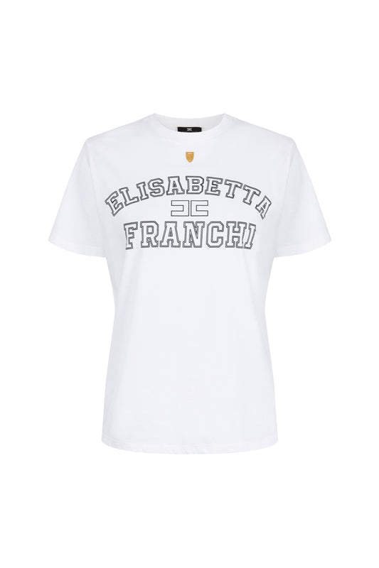 Jersey T-shirt with college logo