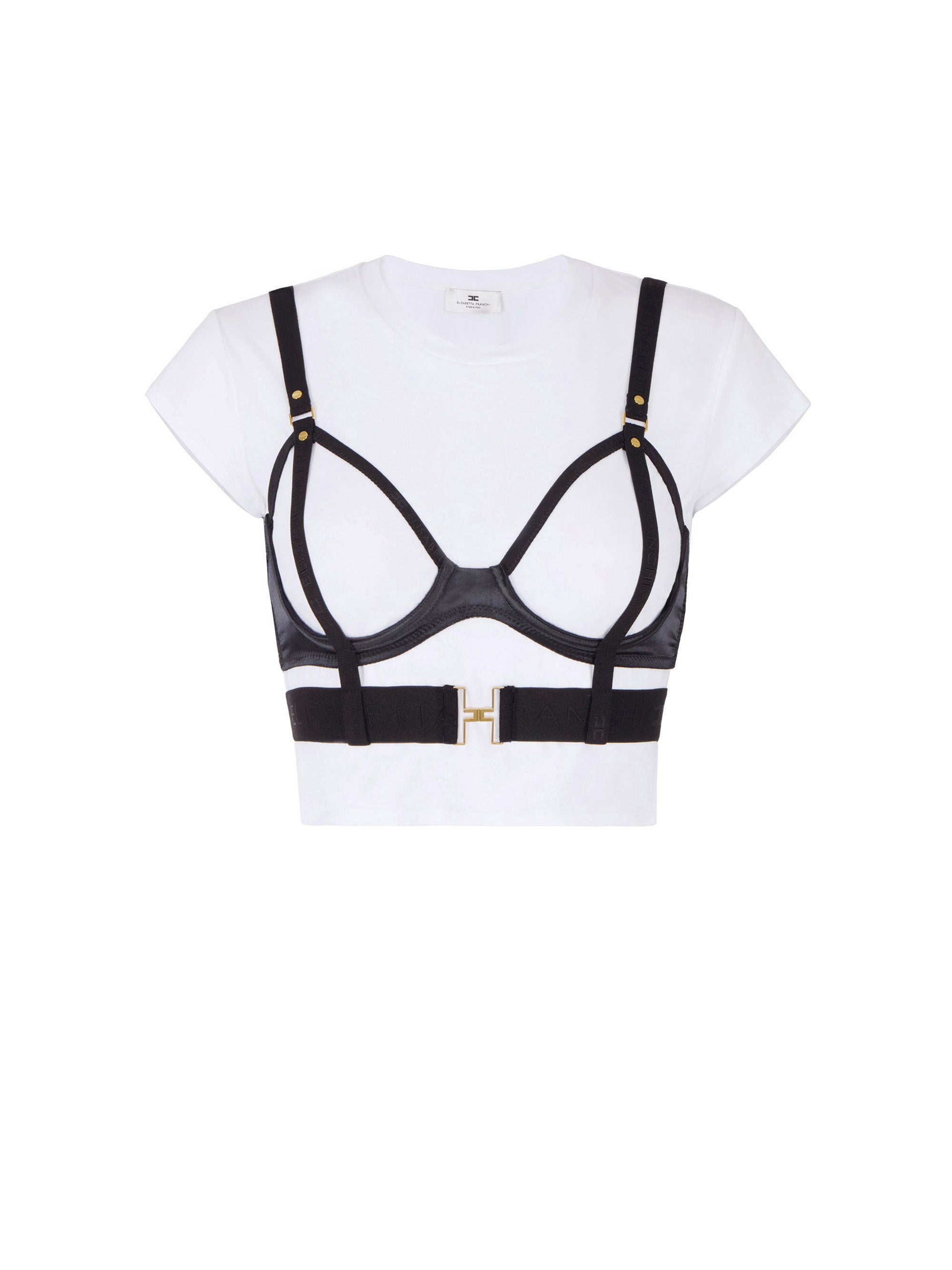 Jersey T-shirt with bra