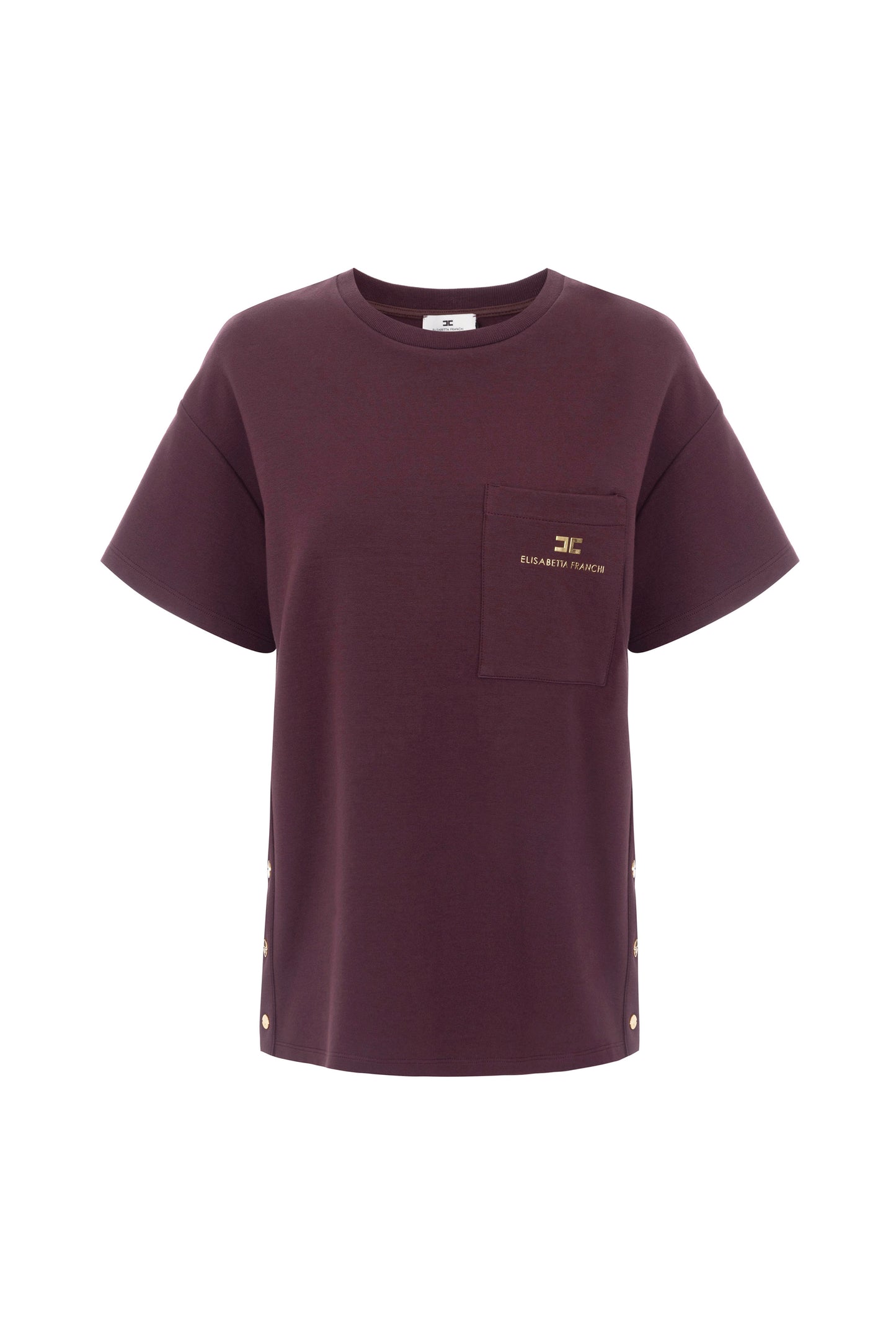 Heavy jersey T-shirt with breast pocket