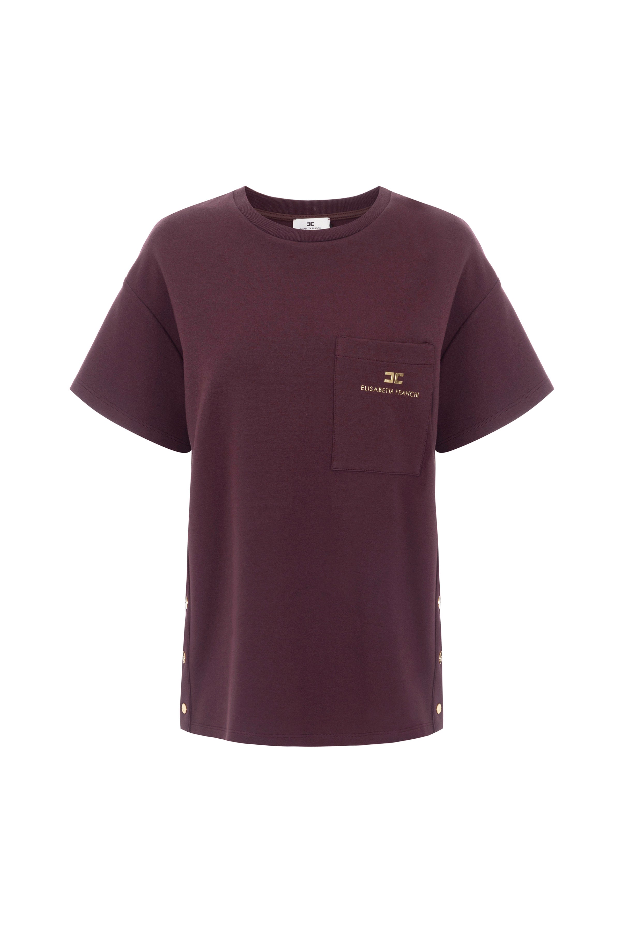 Heavy jersey T-shirt with breast pocket