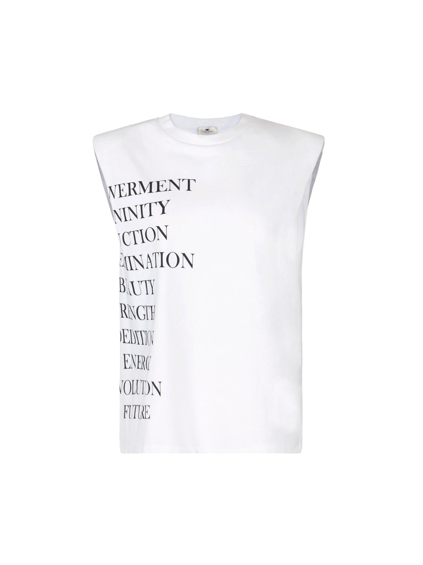 Jersey T-shirt with lettering print