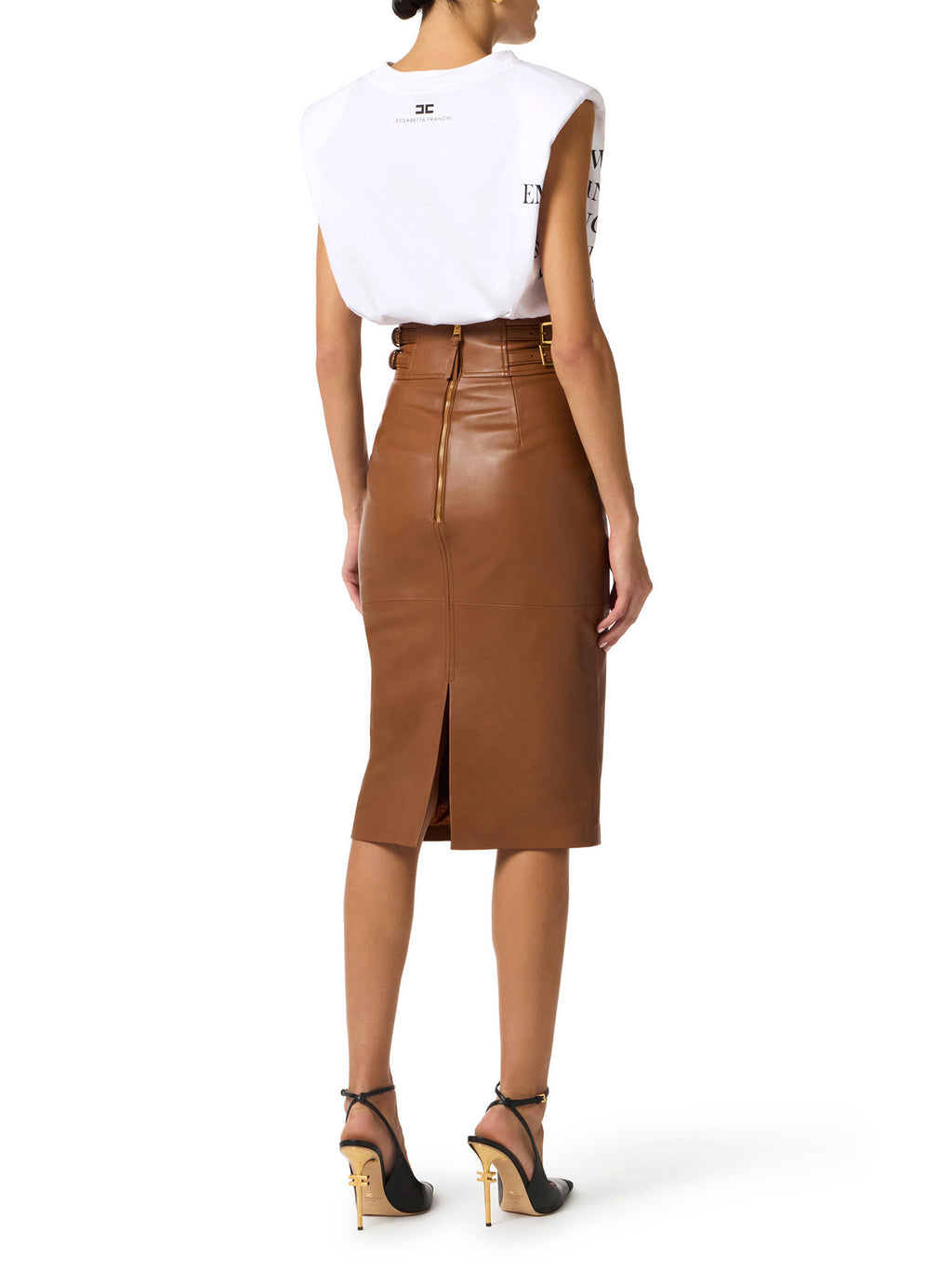 Jersey T-shirt with lettering print