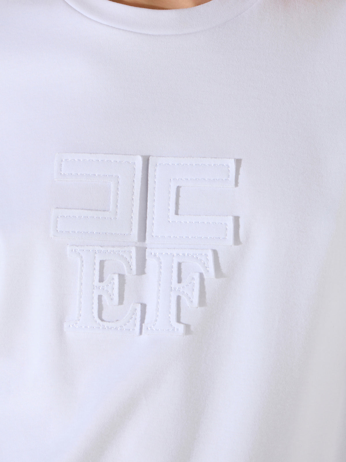 Jersey T-shirt with logos