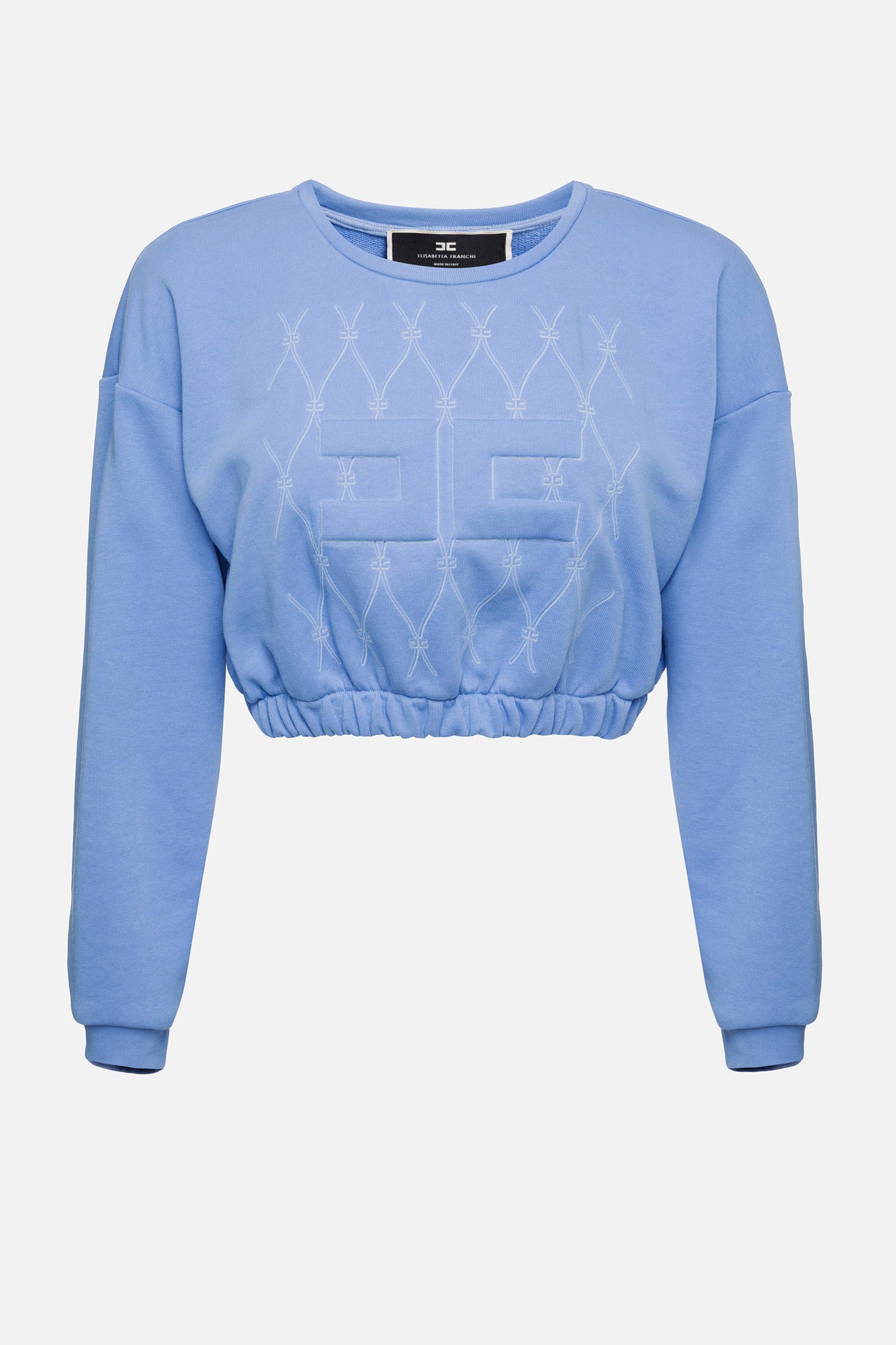 Cropped Sweatshirt with Print